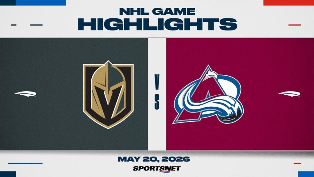 Faits saillants du premier match de la LNH | Golden Knights contre Avalanche – 20 mai 2026