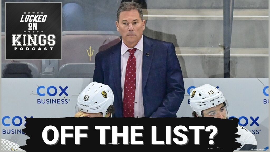 Ken Holland met à jour le calendrier des entraîneurs-chefs des LA Kings. Bruce Cassidy n&rsquo;est-il plus une possibilité ?