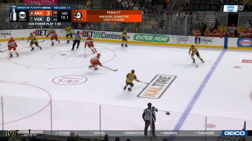 Les Ducks étaient à 5 secondes d&rsquo;enregistrer leur premier blanchissage de toute la saison (saison régulière et séries éliminatoires), jusqu&rsquo;à ce que Mark Stone gâche le tout.